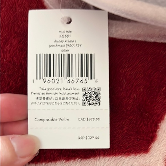 SOLD NWT Kate Spade White Mickey and Minnie Mouse Bag - Picture 7 of 9